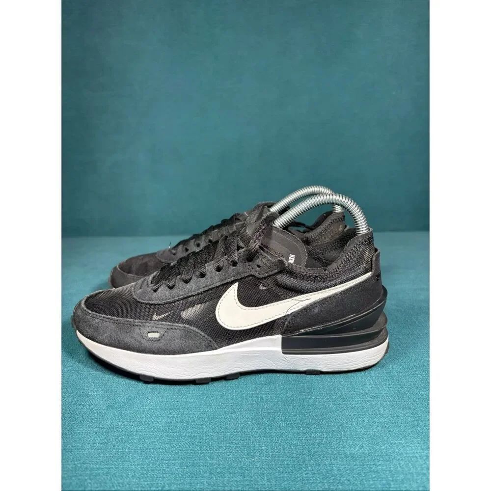 Nike Waffle One Black White Running Shoes Women’s Size 6.5 DC2533-001